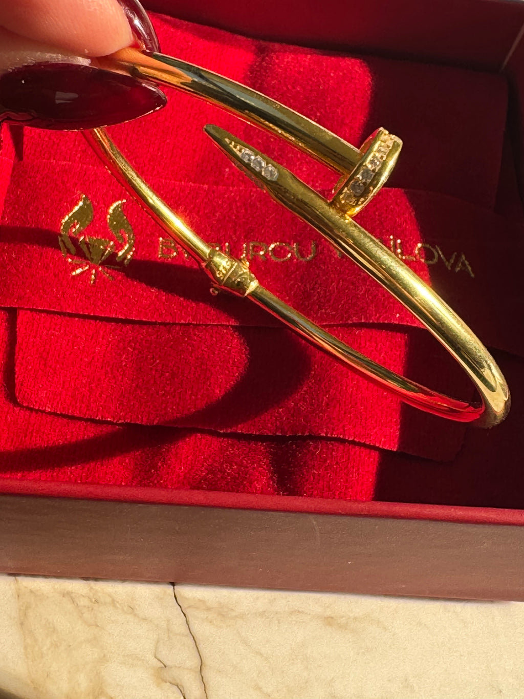 Çivi 925 ayar gümüş bileklik