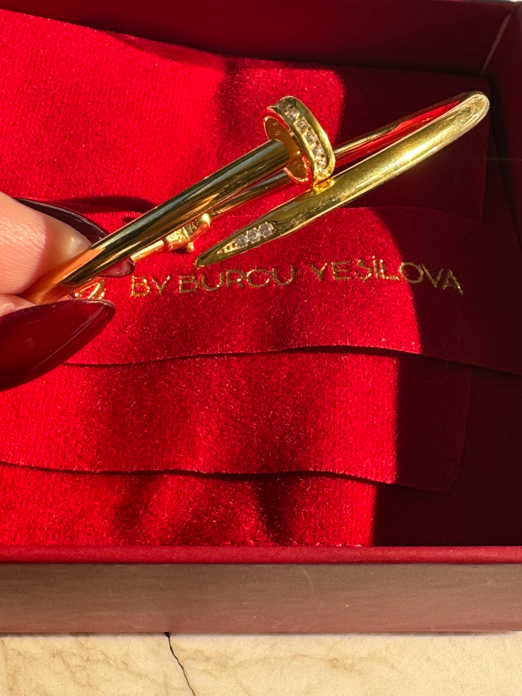 Çivi 925 ayar gümüş bileklik