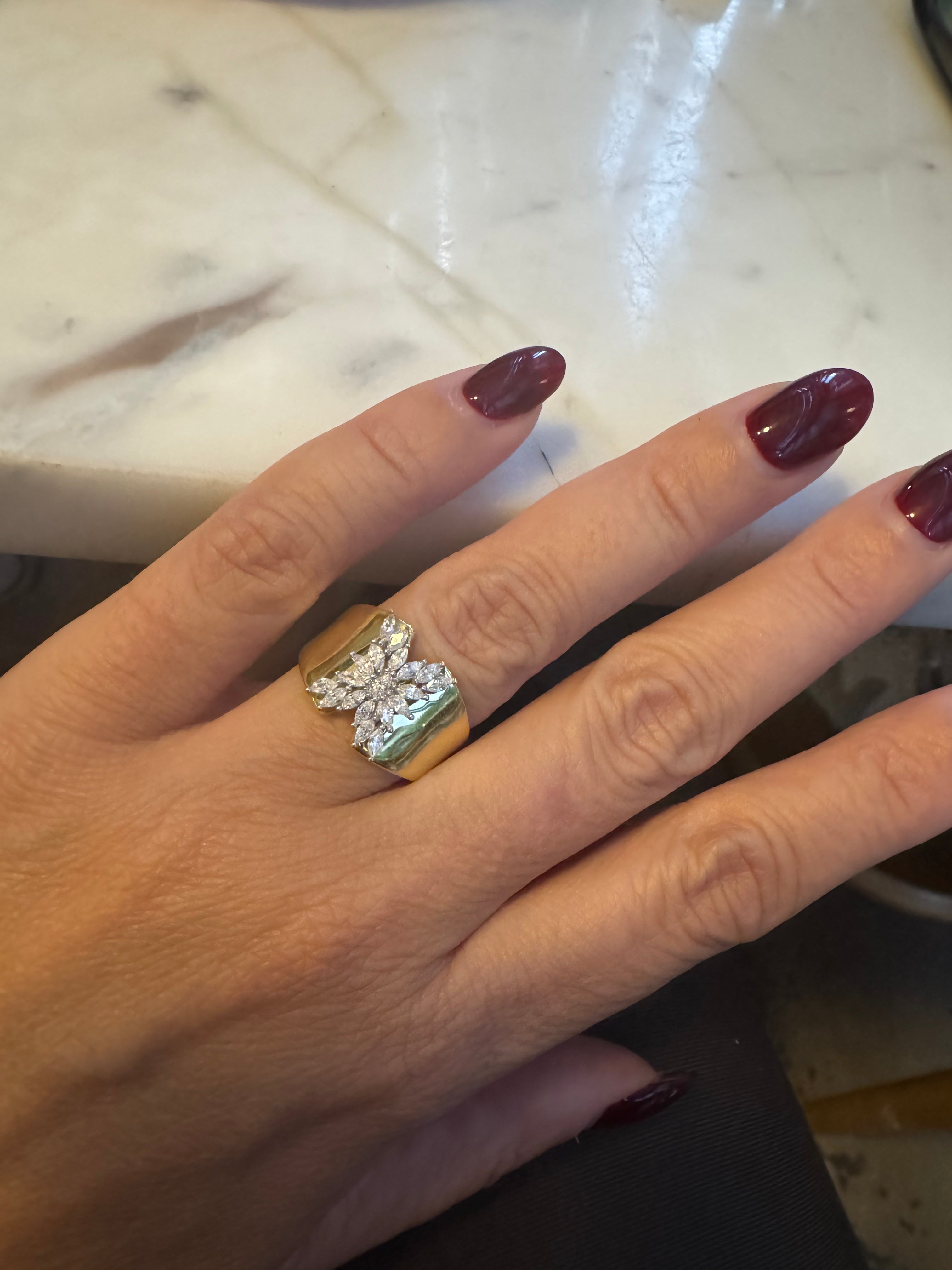 Flora shine 925 ayar yüzük